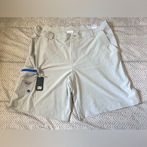 Men's PFG Terminal Tackle™ Shorts 40W X 10L' Beige Stretch Fishing Cargo